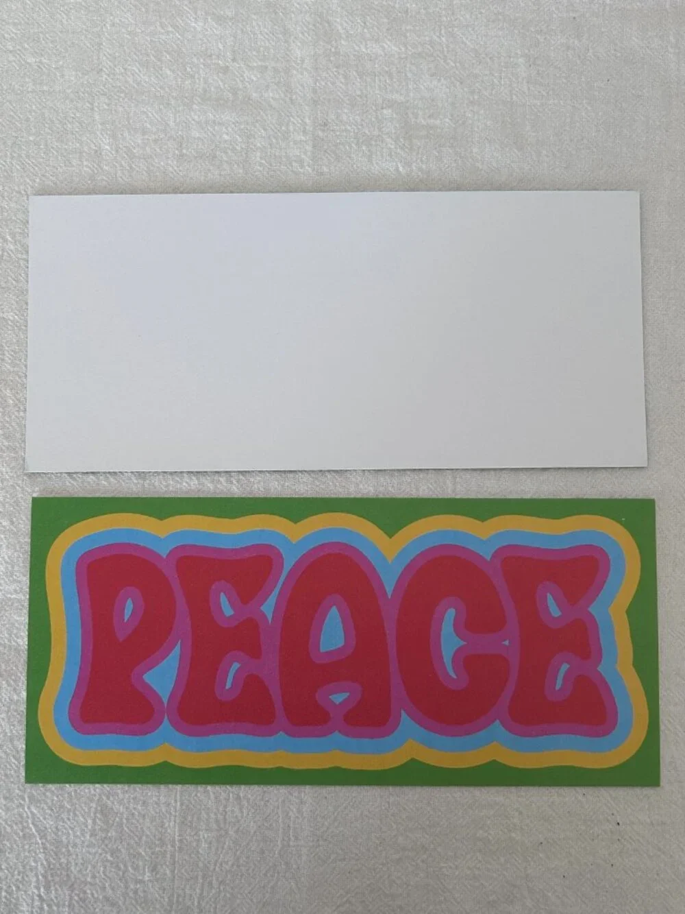 Peace Greeting Cards Set of 10 with Matching Envelopes